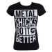 tričko hardcore dámské - Metal chicks - METAL CHICKS DO IT BETTER - MCDIB008