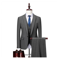 Pánský oblek 3v1 kvalitní společenský a formální