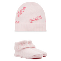 Set čepice a ponožky Boss J98386 Růžová