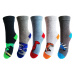 Chlapecké ponožky Aura.Via - GZF7370, dinosauři Barva: Mix barev