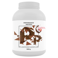 BrainMax Performance Protein, nativní syrovátkový protein, jahoda a malina Hmotnost: 1000 g