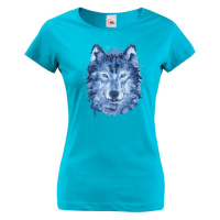 Dámské tričko s potiskem vlka - dárek pro milovníky vlka
