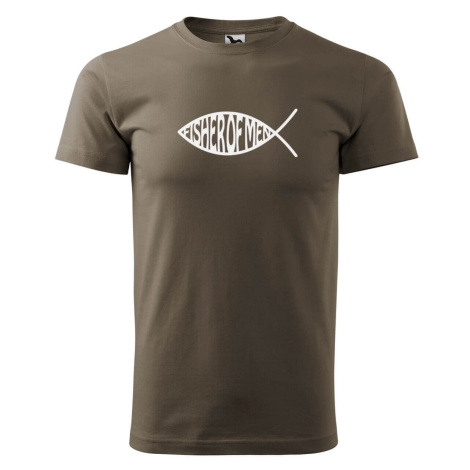 DOBRÝ TRIKO Pánské tričko s potiskem FISHER OF MEN