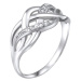 Luxusní stříbrný prsten ELISEE se zirkony