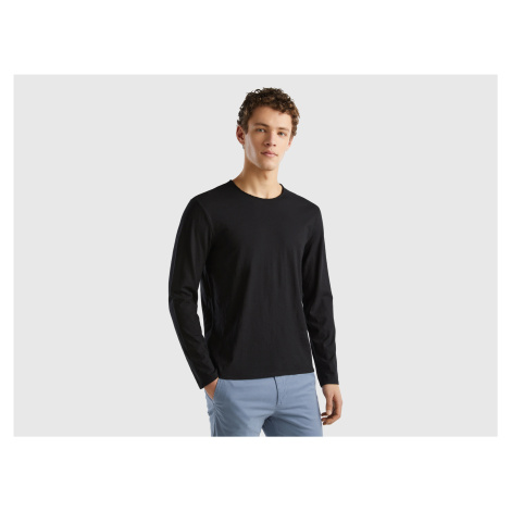 Benetton, Long Sleeve T-shirt In 100% Cotton United Colors of Benetton