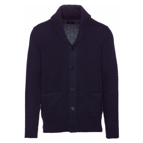 SVETR GANT D1. HONEYCOMB SHAWL CARDIGAN