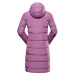 Alpine Pro Edora Dámský zimní kabát LCTB206 tmavě růžová