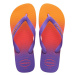 Žabky Havaianas TOP FASHION dámské, fialová barva, na plochém podpatku, 4137258.6024