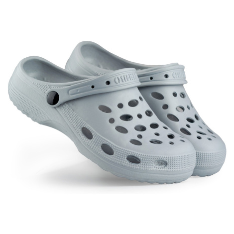 Šedé pantofle Crocs