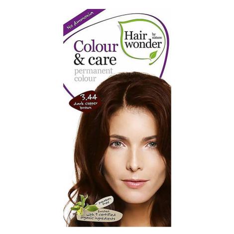 HAIRWONDER Dlouhotrvající barva na vlasy 3.44 Tmavě měděná hnědá BIO 100 ml