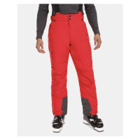Kilpi MIMAS-M Pánské lyžařské kalhoty UM0406KI Červená