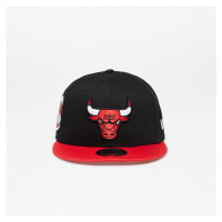 New Era Chicago Bulls Team Side Patch 9Fifty Snapback Cap Black/ Front Door Red