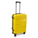Rogal Žlutá sada 3 luxusních skořepinových kufrů "Royal" - M (35l), L (65l), XL (100l)