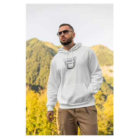 Pánská mikina s logem auta Dacia Barva: Bíla