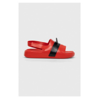 Dětské sandály Melissa x Disney červená barva