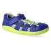 Barefoot sandály Bobux - Summit Blueberry + Neon
