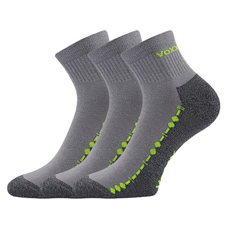 Voxx Vector Unisex ponožky s volným lemem - 3 páry BM000000615800101466 světle šedá