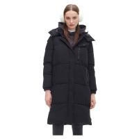Cropp - Kabát s kapucí - Černý