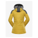 Hořčicová dámská zimní bunda Alpine Pro ICYBA 7