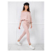 Light pink cotton jumpsuit