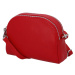 Menší dámská kožená kabelka Leather dream, červená