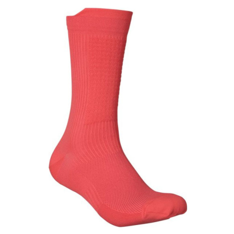 POC Cyklistické ponožky klasické - LITHE MTB - červená