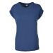 Ladies Extended Shoulder Tee - darkblue