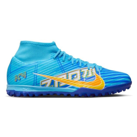 Nike ZOOM MERCURIAL SUPERFLY 9 ACADEMY KM TF Pánské turfy, modrá, velikost 45.5