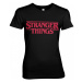 Stranger Things tričko, Logo Girly Black, dámské