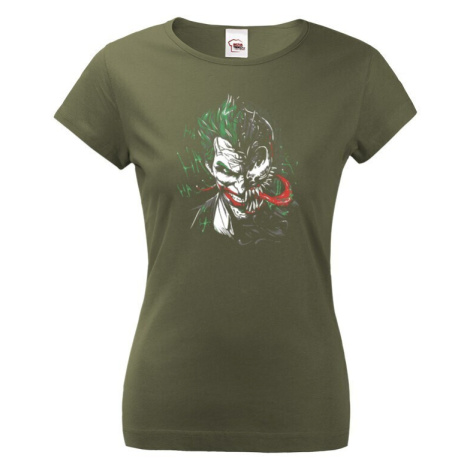 Dámské tričko Joker pro milovníky Marvelu/DC BezvaTriko