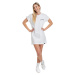 Meatfly dámské šaty Senna White | Bílá | 100% bavlna