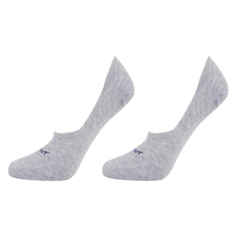 PONOŽKY GANT INVISIBLE SOCKS 2-PACK šedá