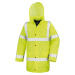 Result Unisex reflexní dálniční kabát R218X Fluorescent Yellow