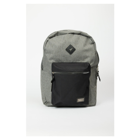 AC&Co / Altınyıldız Classics Men's Grey-black Logo Sports School-Backpack with Laptop Compartmen