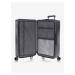 Tmavě šedý cestovní kufr Heys Luxe L Trunk Gunmetal