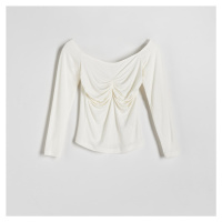 Reserved - Ladies` blouse - Bílá