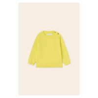 Dětský bavlněný svetr Mayoral žlutá barva, lehký