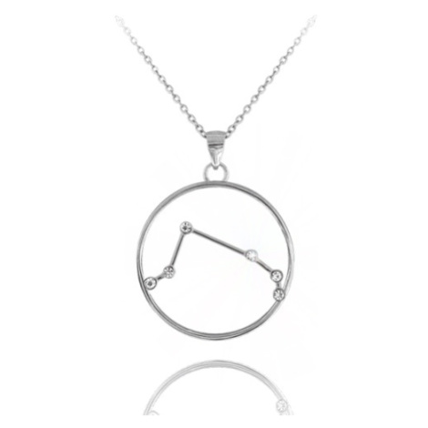 Stříbrný náhrdelník znamení beran Minet Stars JMAS9504SN45