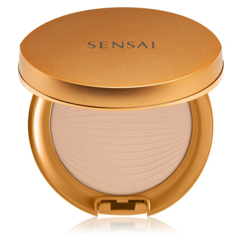 Sensai Silky Bronze Natural Veil Compact voděodolný pudr odstín SC02 Natural 8,5 g