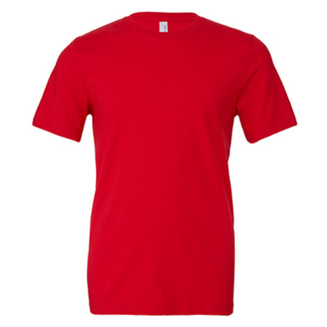 Canvas Unisex tričko s krátkým rukávem CV3001 Red Bella + Canvas