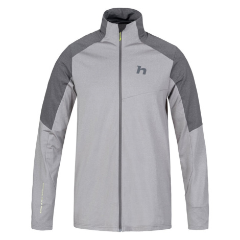 Pánská outdoorová mikina Hannah Enge Quiet gray mel/asphalt mel