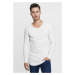 Tričko Urban Classics Long Shaped Fashion L/S Tee - white