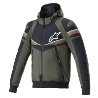 ALPINESTARS SEKTOR V2 TECH HOODIE bunda zelená/černá/oranžová