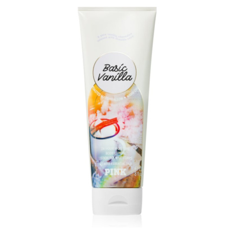 Victoria's Secret PINK Basic Vanilla tělové mléko pro ženy 236 ml