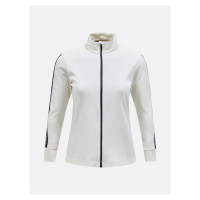 Mikina peak performance w turf zip ls top vintage white