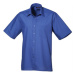 Premier Workwear Pánská košile s krátkým rukávem PR202 Royal -ca. Pantone 286