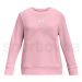 Under Armour UA Rival Terry Crew-PNK J 1377022-676 - pink