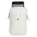 Charm London Bílá elegantní kabelka na mobil „Funky“