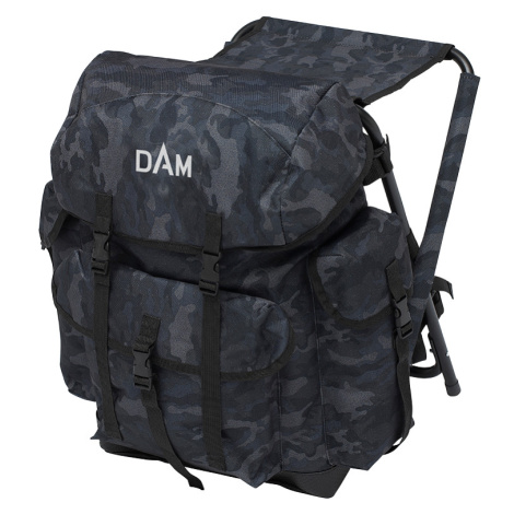 Dam židlička s batohem iconic camo backpack