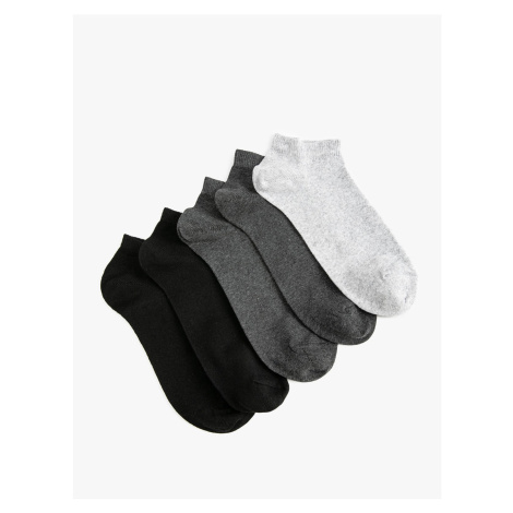 Koton Basic 5-Piece Booties Socks Set Multi Color